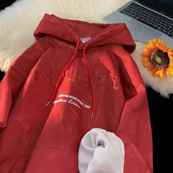 Custom Tie Dye Hoodies,Pull Over Oversized Unisex Plus Size Mens