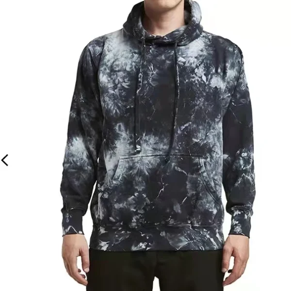 Pullover Plus Size Unisex Tie Dye Hoodies Men